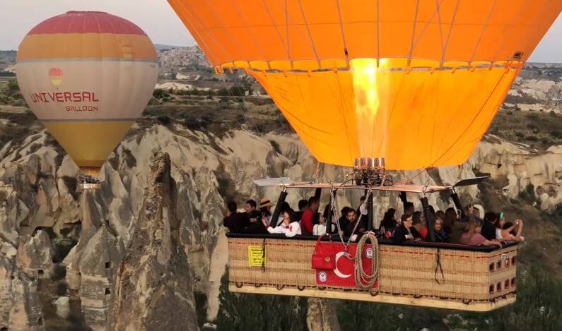 Balloon flight in Cappadocia